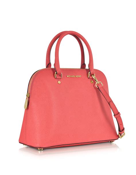 michael kors cindy large saffiano satchel|Michael Kors Cindy Large Saffiano Leather Satchel .